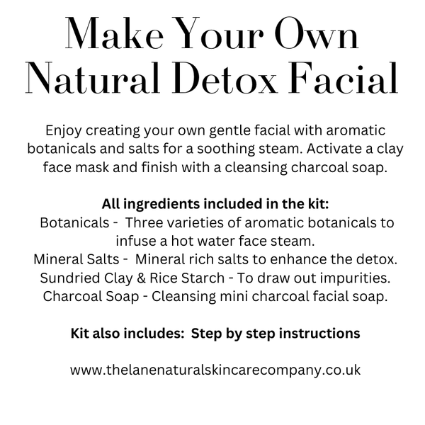 Make Your Own DETOX FACIAL